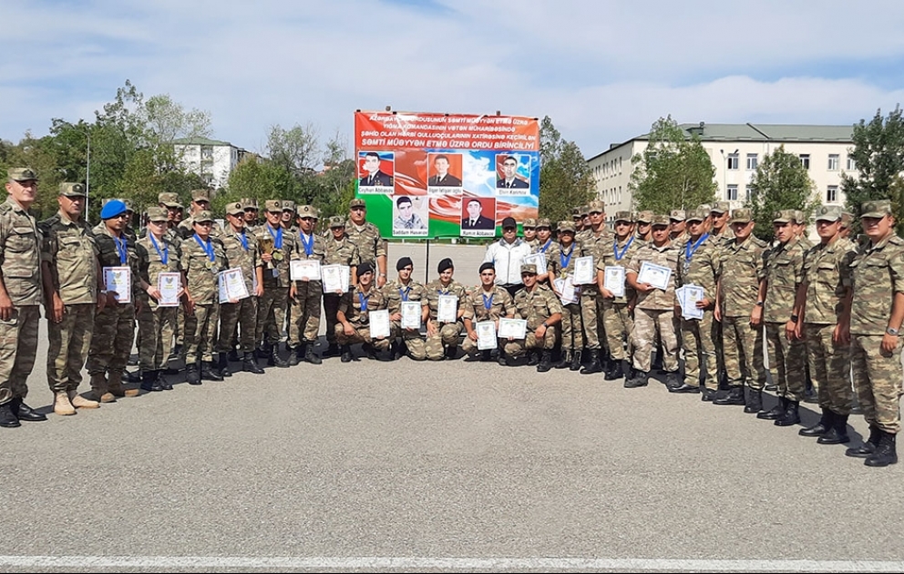 Orienteering Competition held among the servicemen ended