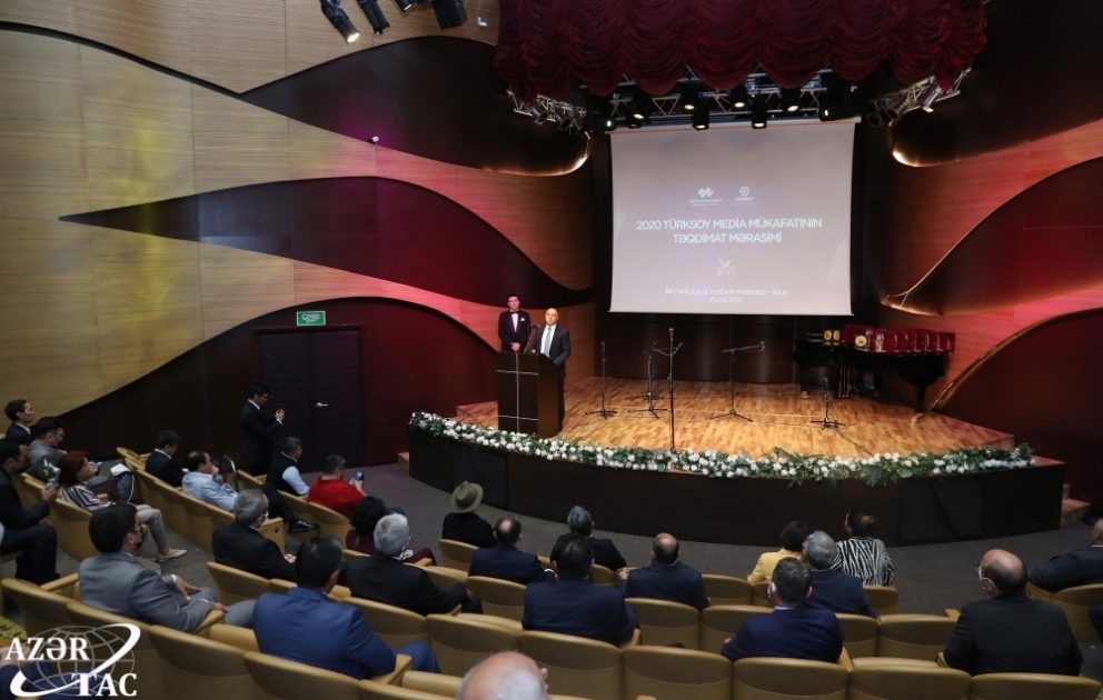Muğam Mərkəzində “TÜRKSOY Media Mükafatı -2020”nin təqdimat mərasimi olub