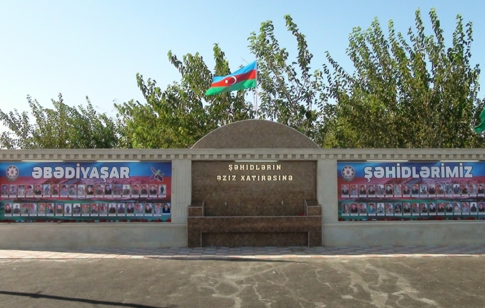 Füzulidə “Əbədi Yaşar Şəhidlərimiz” adlı abidənin açılışı olub