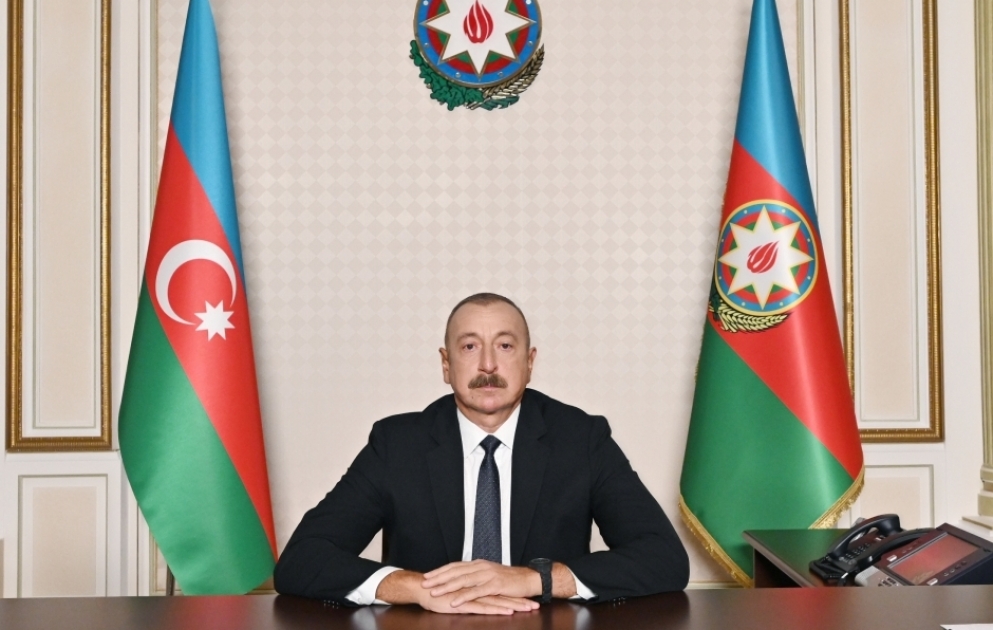 Victorious Commander-in-Chief, President Ilham Aliyev addressed the nation on the occasion of the Remembrance Day