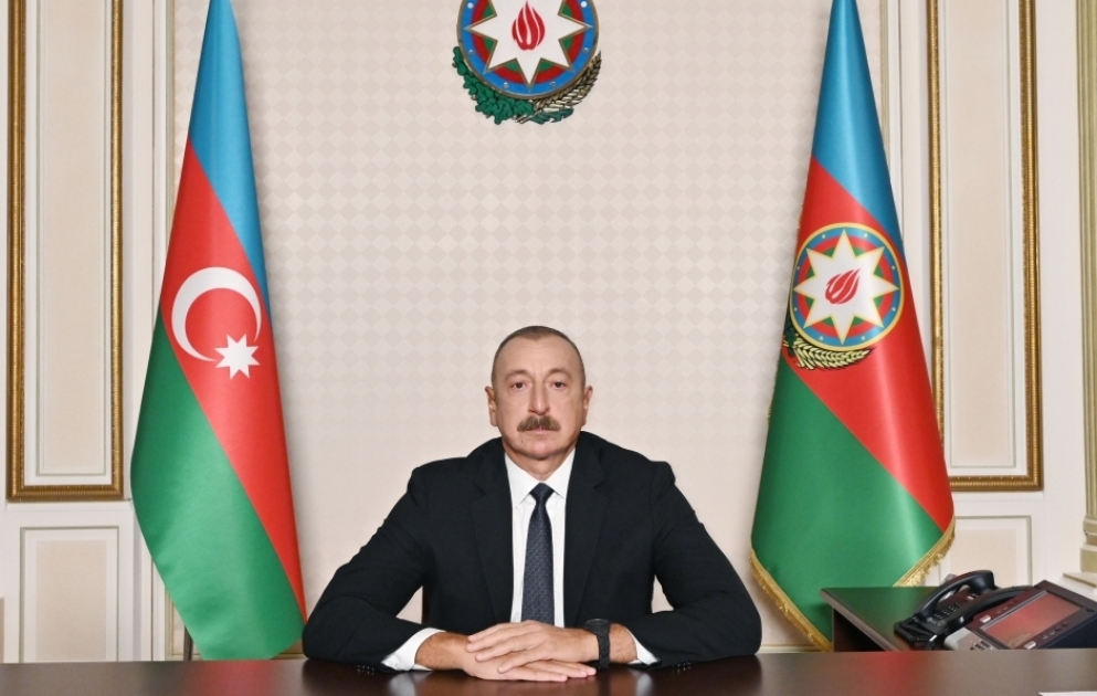 TV-Ansprache von Präsident Ilham Aliyev anlässlich des Gedenktags