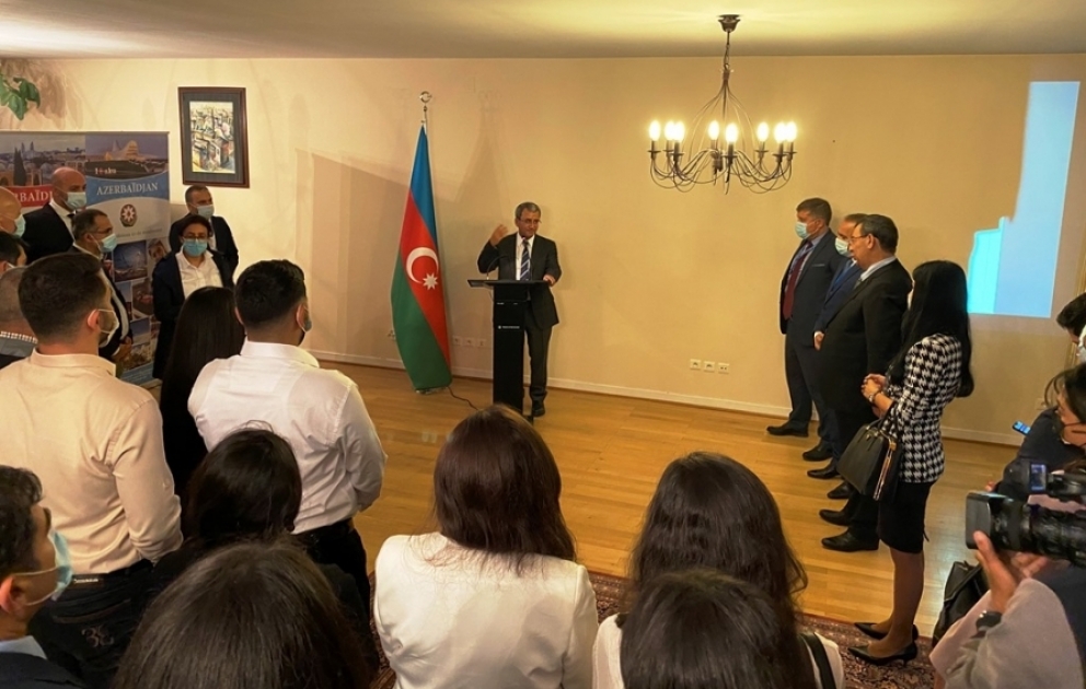 Strasburqda şəhidlərimizin xatirəsi anılıb
