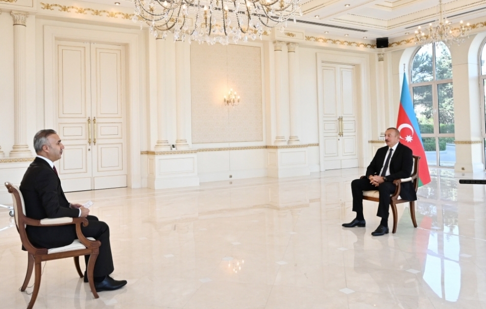 President Ilham Aliyev’s interview with Turkish Anadolu Agency