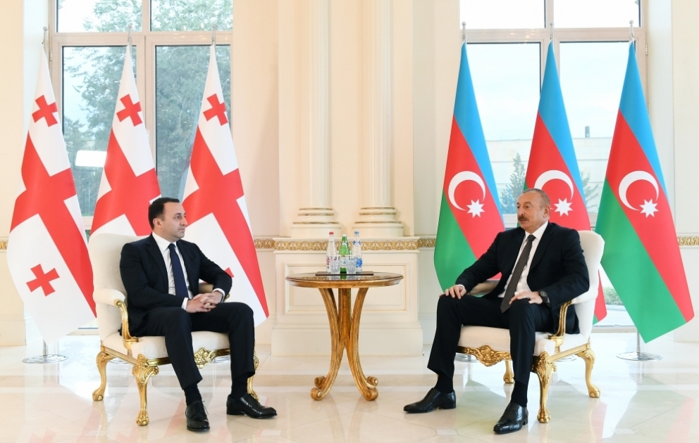 President Ilham Aliyev met with Georgian Prime Minister