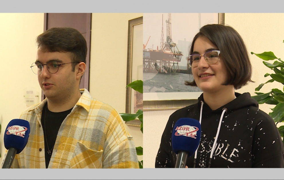 Prezident təqaüdçüləri: Bu təqaüdə layiq görüldüyümüz üçün qürurluyuq