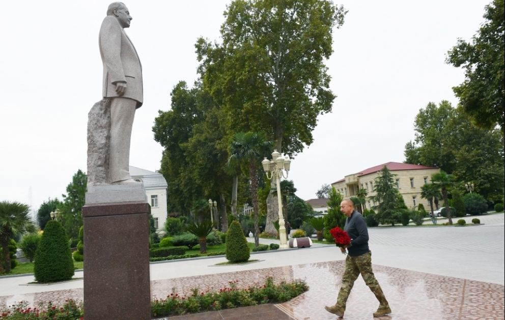 President Ilham Aliyev visited Tartar and Barda districts