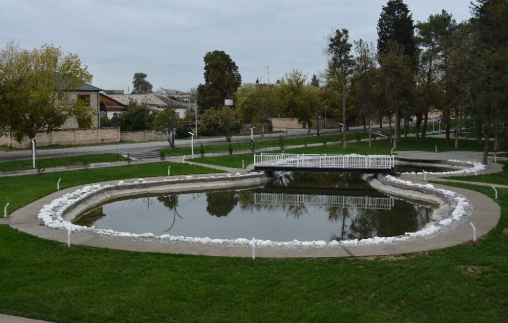 Zəfər Günündə Xaçmaz şəhərində yeni park istifadəyə veriləcək