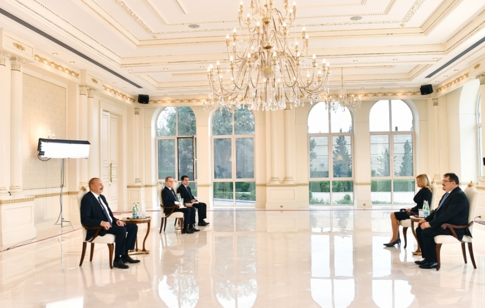 Präsident Ilham Aliyev empfängt neu ernannten Leiter der EU-Vertretung in Aserbaidschan