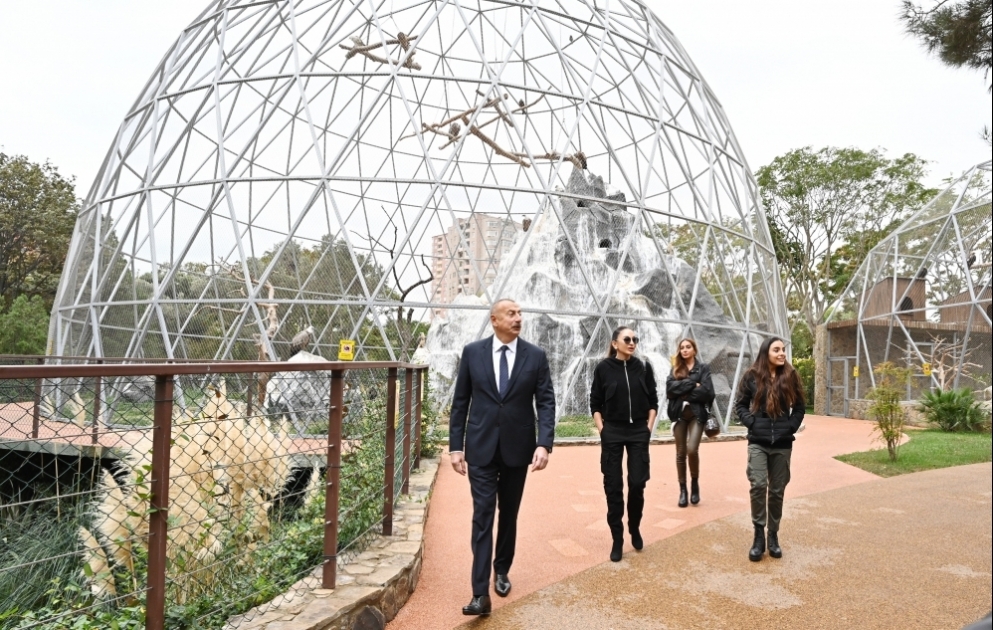 Le Zoo de Bakou rouvre ses portes aux visiteurs
Le président de la République et la première dame sont présents à la cérémonie