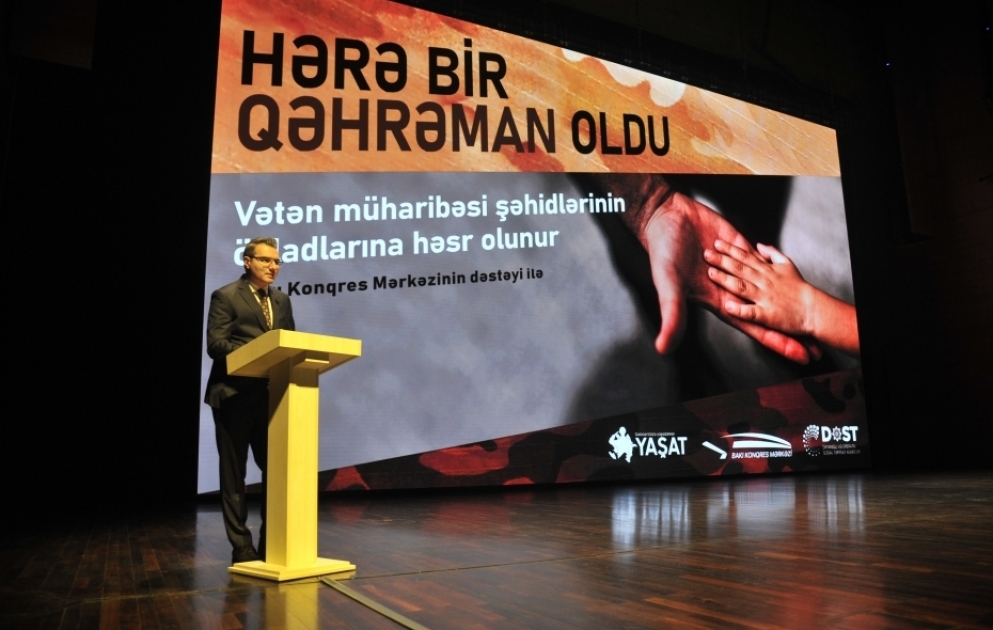 Şəhid övladları üçün nəzərdə tutulmuş "Hərə bir qəhrəman oldu" layihəsinin təqdimatı olub