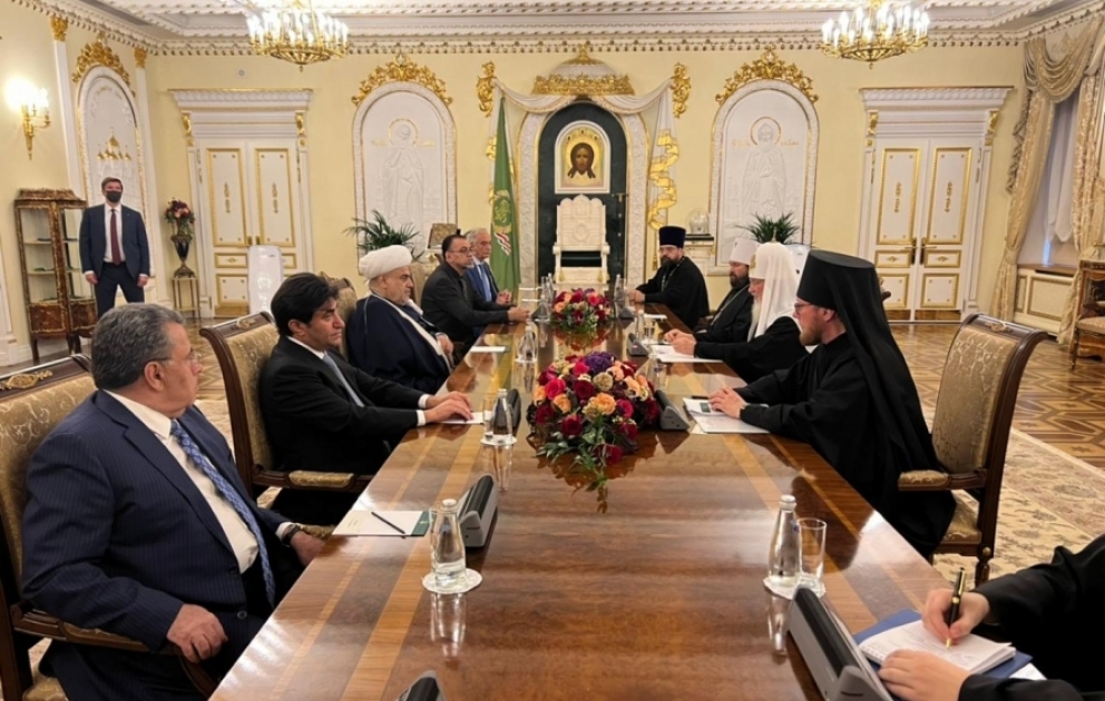 Патриарх Кирилл: Отношение русской церкви с исламской общиной Азербайджана является очень высоким приоритетом