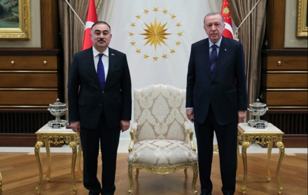 Azərbaycan səfiri etimadnaməsini Türkiyə Prezidentinə təqdim edib