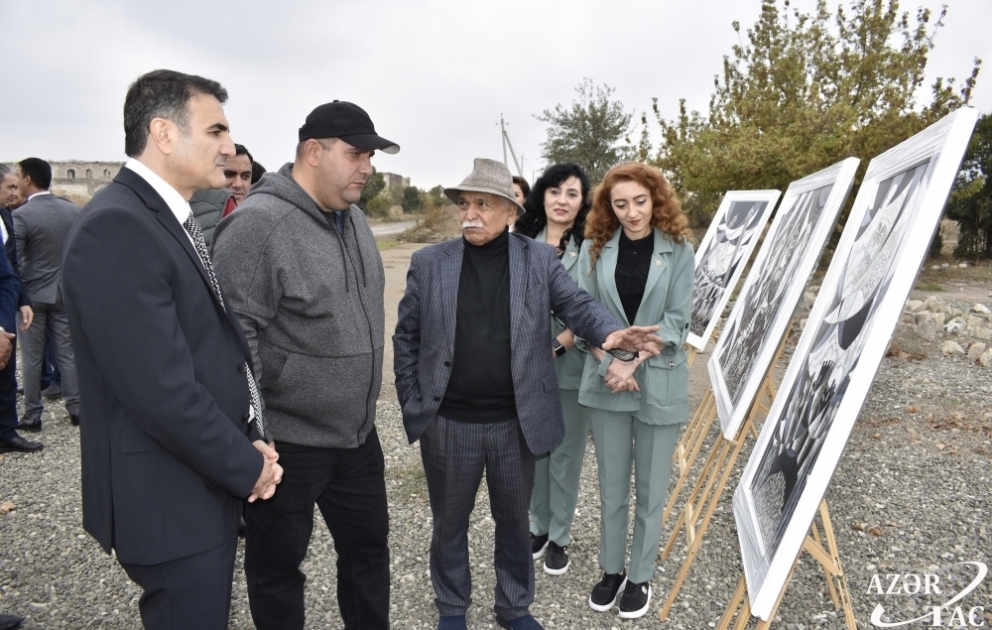 Xalq rəssamı Arif Hüseynovun “Ağdama ithaf” üçlüyünün təqdimatı olub