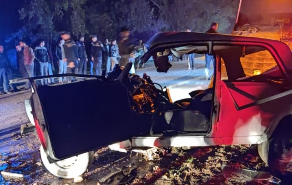 Qubada ağır qəza: 4 nəfər ölüb, 1 nəfər xəsarət alıb