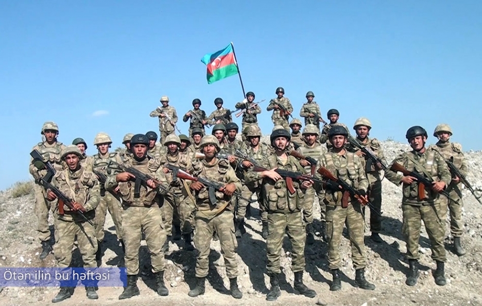 Azerbaijani Defense Ministry presents video summary of this week last year