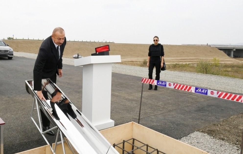 Prezident İlham Əliyev və birinci xanım Mehriban Əliyeva Füzuli rayonunda səfərdə olublar