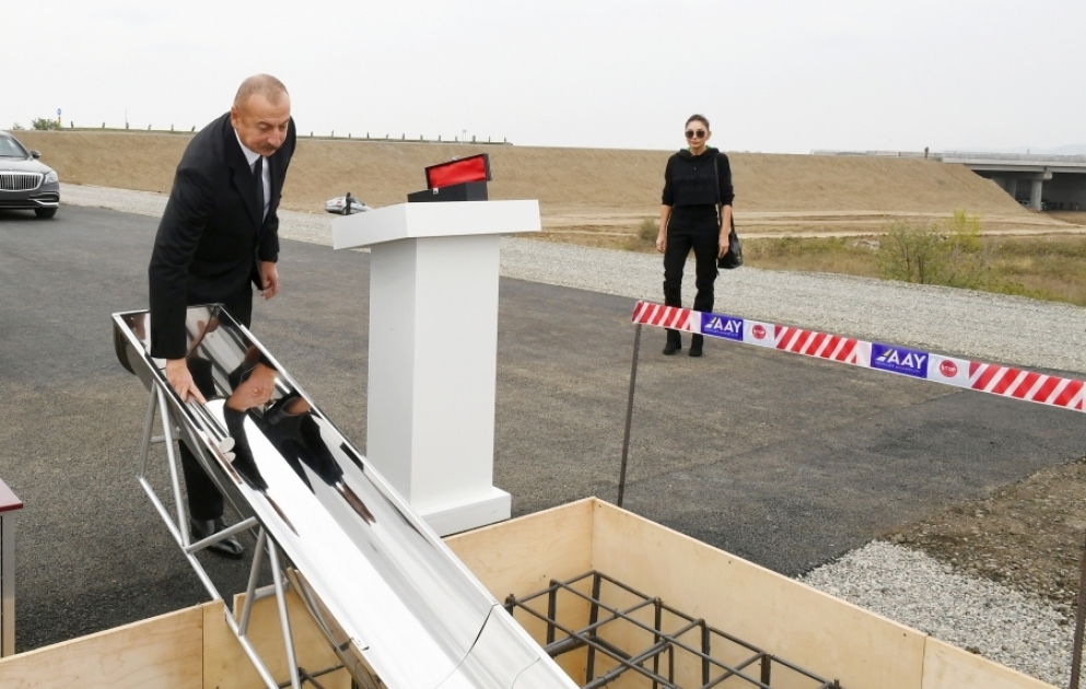 President Ilham Aliyev and First Lady Mehriban Aliyeva visited Fuzuli district