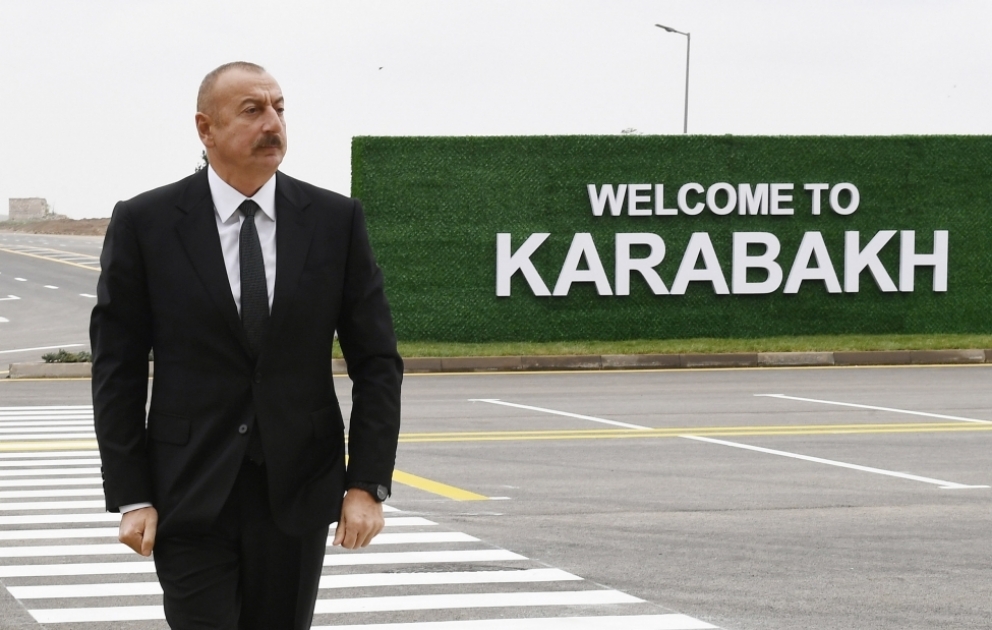 President Ilham Aliyev and First Lady Mehriban Aliyeva viewed conditions created at Fuzuli International Airport