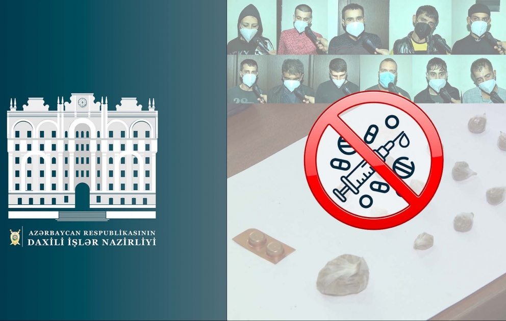 Sumqayıtda narkotik vasitələrin qanunsuz dövriyyəsi ilə məşğul olan qadın və daha 11 nəfər saxlanılıb