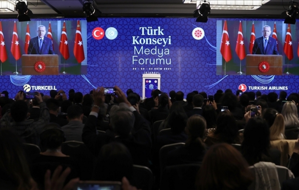 Rəcəb Tayyib Ərdoğan: Türk dünyası beynəlxalq medianın ikili standartından da əziyyət çəkir