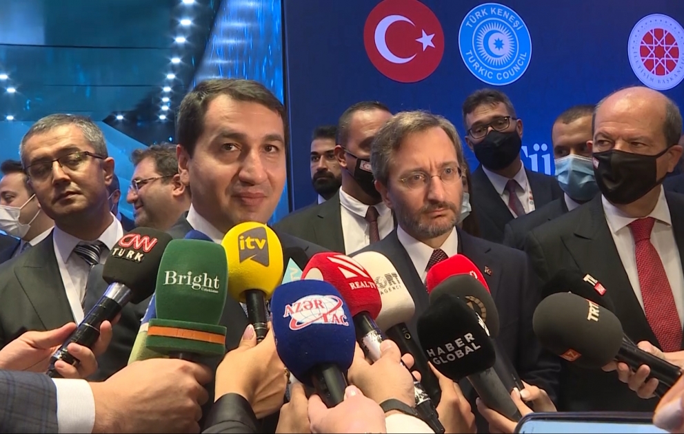 Hikmət Hacıyev: 44 günlük Vətən müharibəsi zamanı iki qardaş ölkə mediası Azərbaycan həqiqətlərini bütün dünyaya çatdırdılar