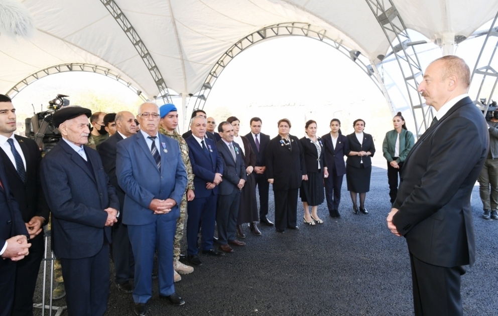 Prezident İlham Əliyev və birinci xanım Mehriban Əliyeva Qubadlı rayonunda səfərdə olublar