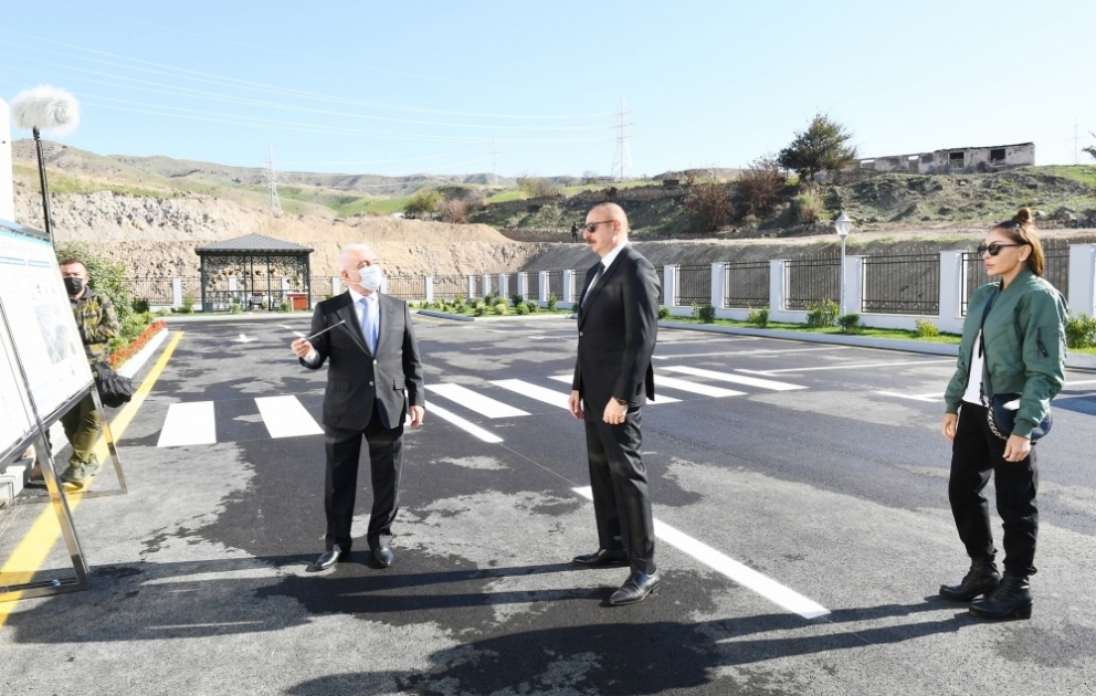 Prezident İlham Əliyev və birinci xanım Mehriban Əliyeva “Qubadlı” yarımstansiyasının açılışında iştirak ediblər