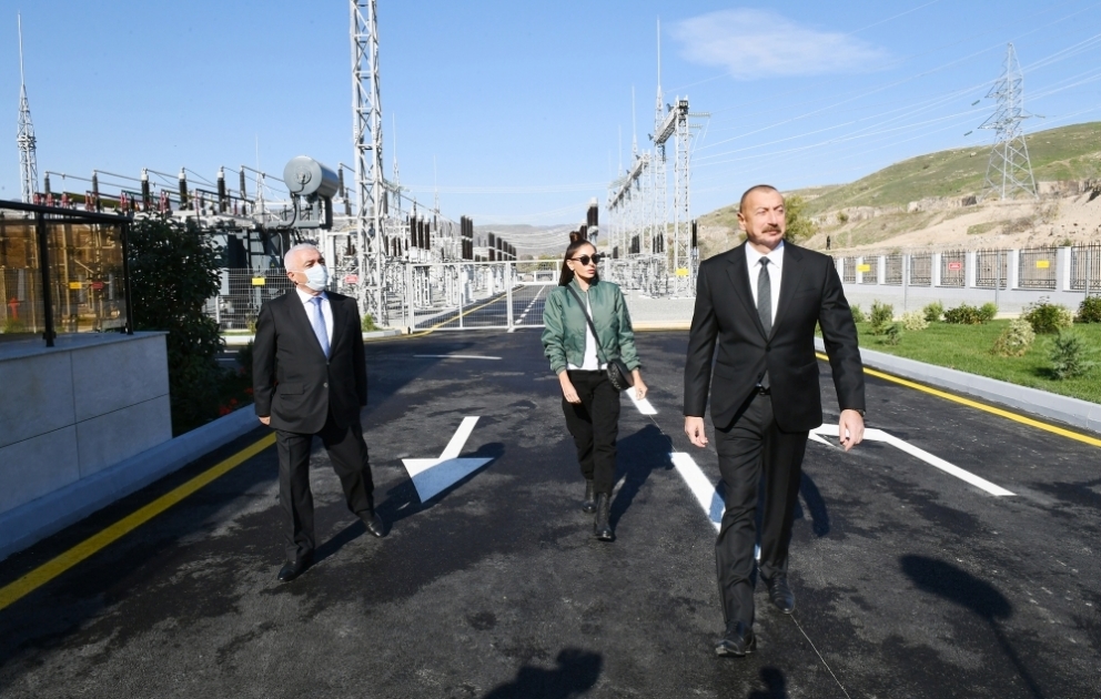 President Ilham Aliyev inaugurated “Gubadli” substation