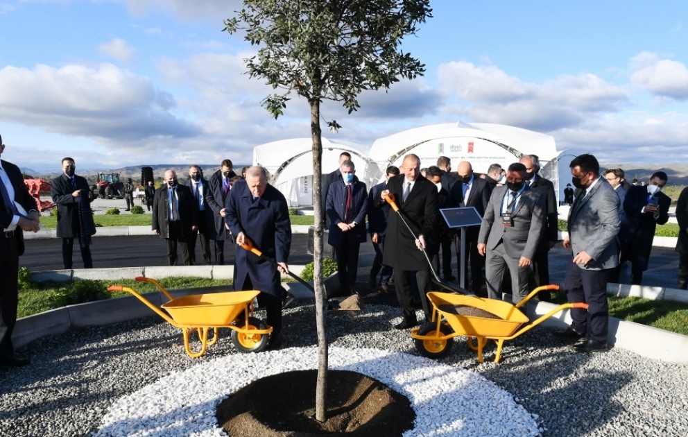 Grundstein für “Agropark Dost“ im Bezirk Zangilan gelegt