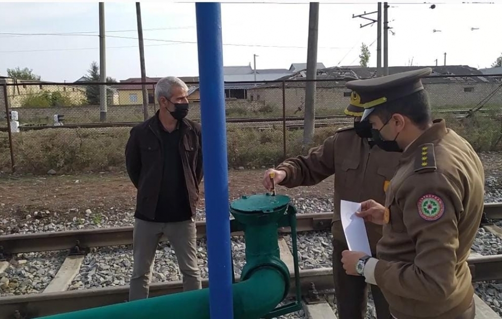 FHN Dövlət Yanğın Nəzarəti Xidməti yanğın təhlükəli obyektin fəaliyyətini məhdudlaşdırıb