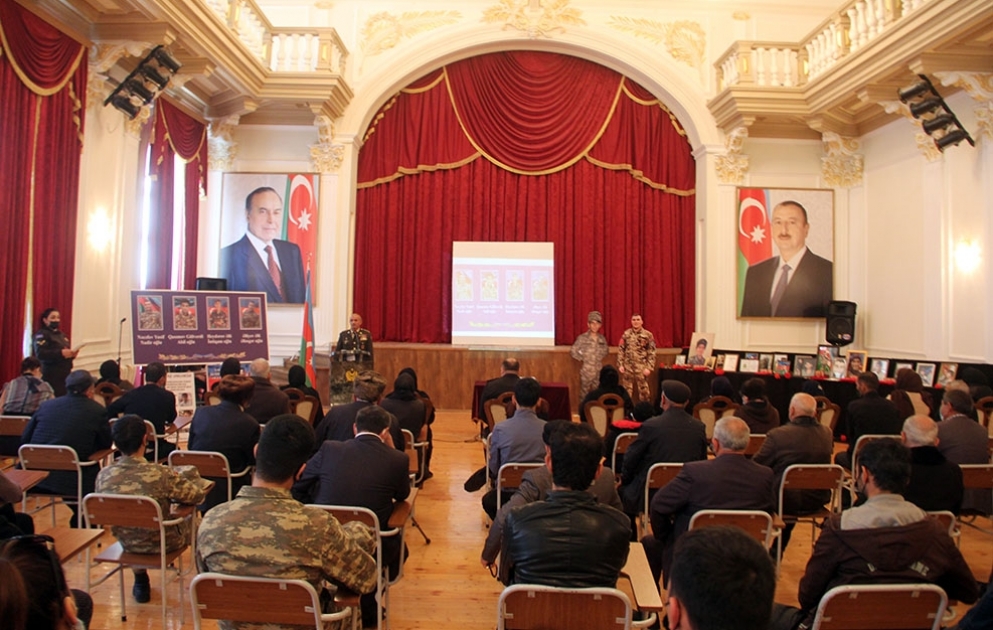 Vətən müharibəsi şəhidlərinin xatirəsi yad olunub