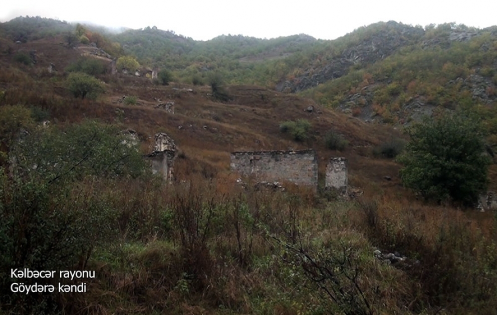 Le ministère de la Défense diffuse une vidéo du village de Göydéré de la région de Kelbédjer