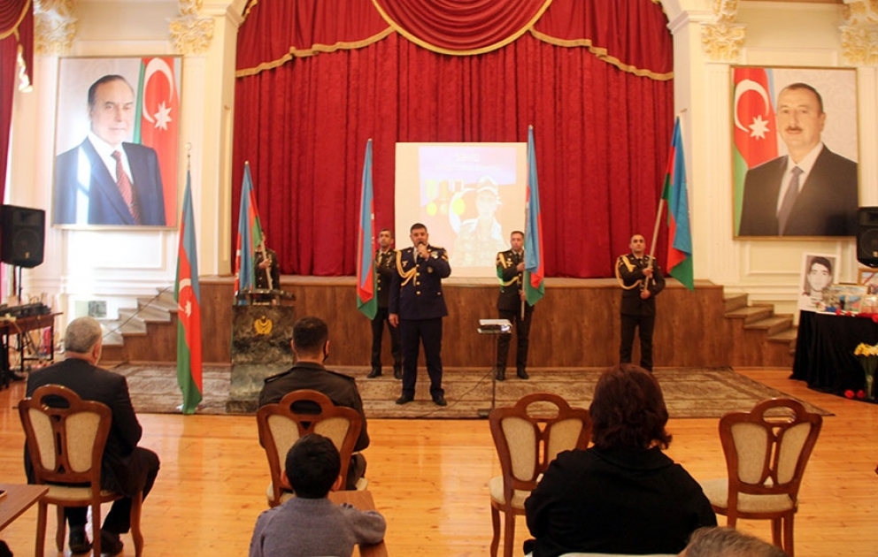 Vətən müharibəsi şəhidinin xatirəsi yad olunub