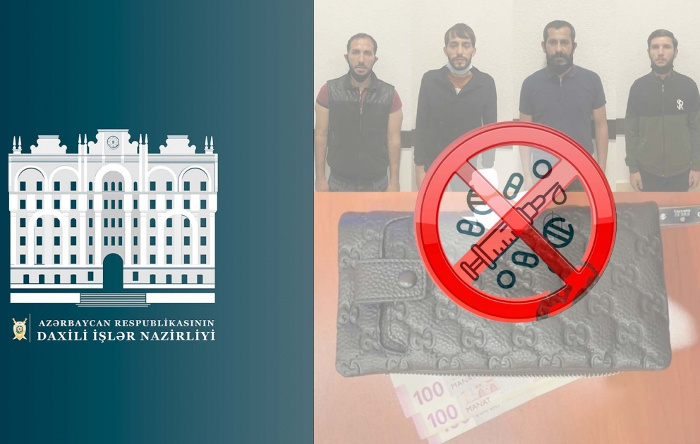 Nəsimi rayonunda narkokuryerlik və 10 avtomobilin şüşəsini sındıraraq oğurluq edən ümumilikdə 4 nəfər saxlanılıb