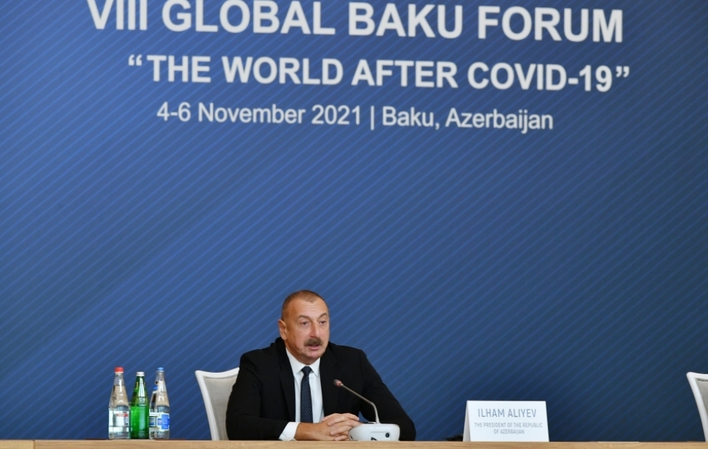 La VIIIe édition du Forum global de Bakou entame ses travaux 
Le président azerbaïdjanais Ilham Aliyev a prononcé un disours à la cérémonie d’ouverture du Forum