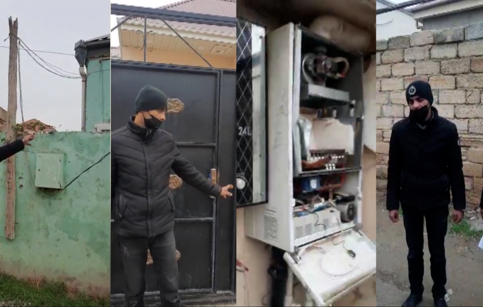Biləcəri qəsəbəsində 11 evdən kombi aparatı oğurlayan şəxs saxlanılıb