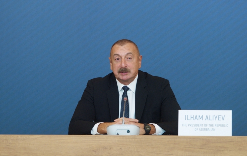 Prezident İlham Əliyev: Bu ilin on ayında Azərbaycan Cənub Qaz Dəhlizi ilə 14 milyard kubmetrdən çox qaz nəql edib