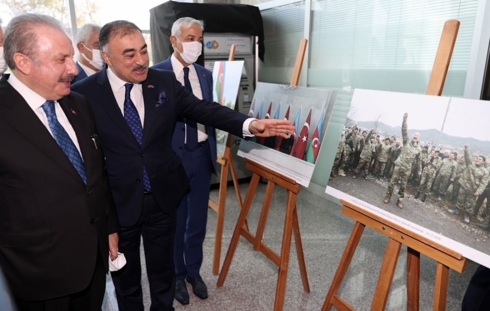 Türkiyə Parlamentində “Azərbaycanın Vətən savaşında Zəfər Günü” fotosərgisinin açılışı olub