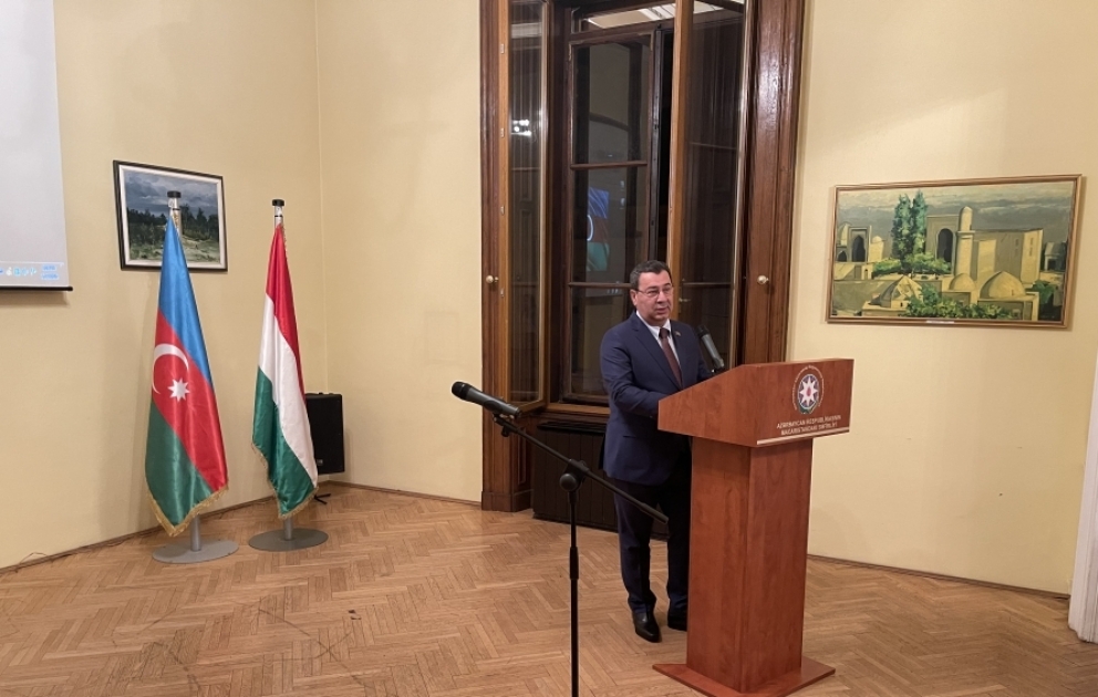 Budapeşt şəhərində Azərbaycanın Zəfər Günü qeyd edilib