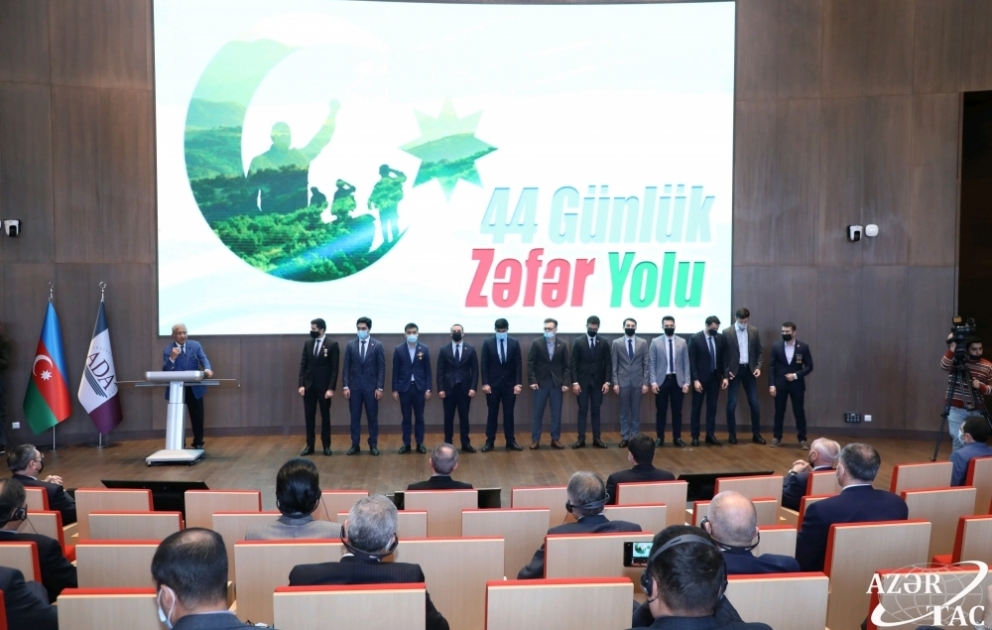 ADA Universitetində “44 günlük Zəfər Yolu” mövzusunda konfrans-sərgi keçirilir
