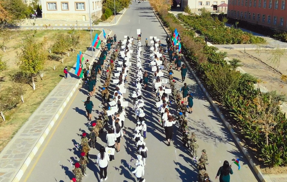 Naxçıvan Qarnizonu Qoşunlarında keçirilən “Zəfər yolumuz” adlı silsilə tədbirlər davam edir