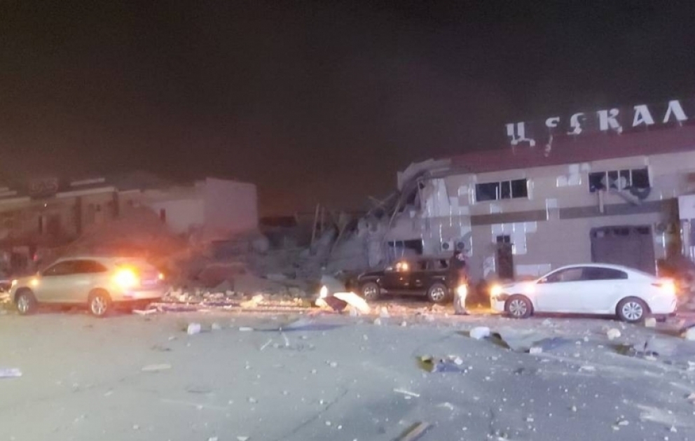Qazaxıstanın Aktau şəhərində kafedə partlayış baş verib