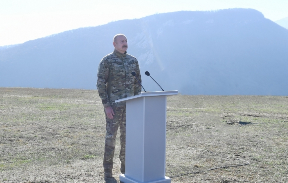 Azərbaycan Prezidenti: Ermənistan və onun havadarları hesab edirdilər ki, torpaqlarımızı əbədi olaraq işğal altında saxlayacaqlar, amma səhv etdilər