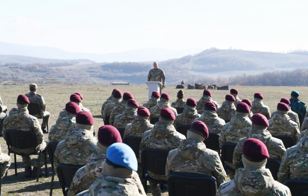 Prezident İlham Əliyev: Xalqımız yumruq kimi birləşdi, Ordunun arxasında dayandı və biz bu tarixi, şərəfli missiyanı yerinə yetirdik