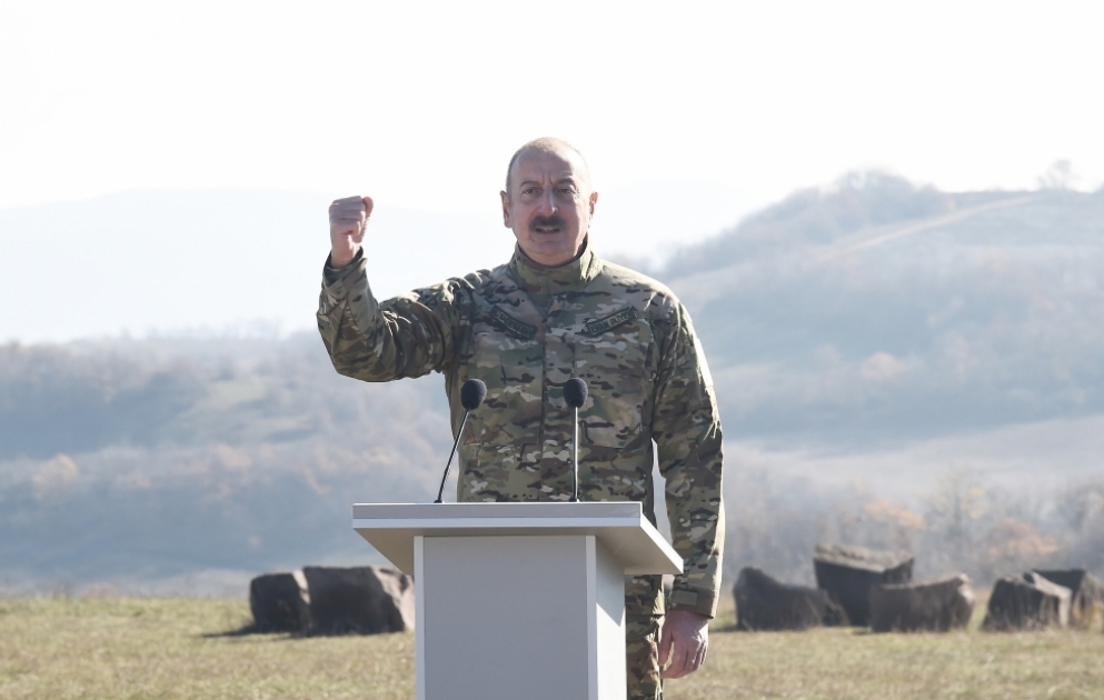 Azərbaycan Prezidenti: Zəfər Günü rəşadət və ədalət bayramıdır, milli qürur və milli ləyaqət bayramıdır