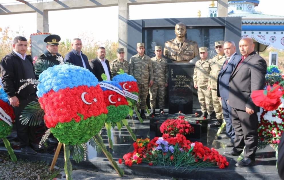 Şəhid Elsəfa Əliyevin xatirəsi anılıb