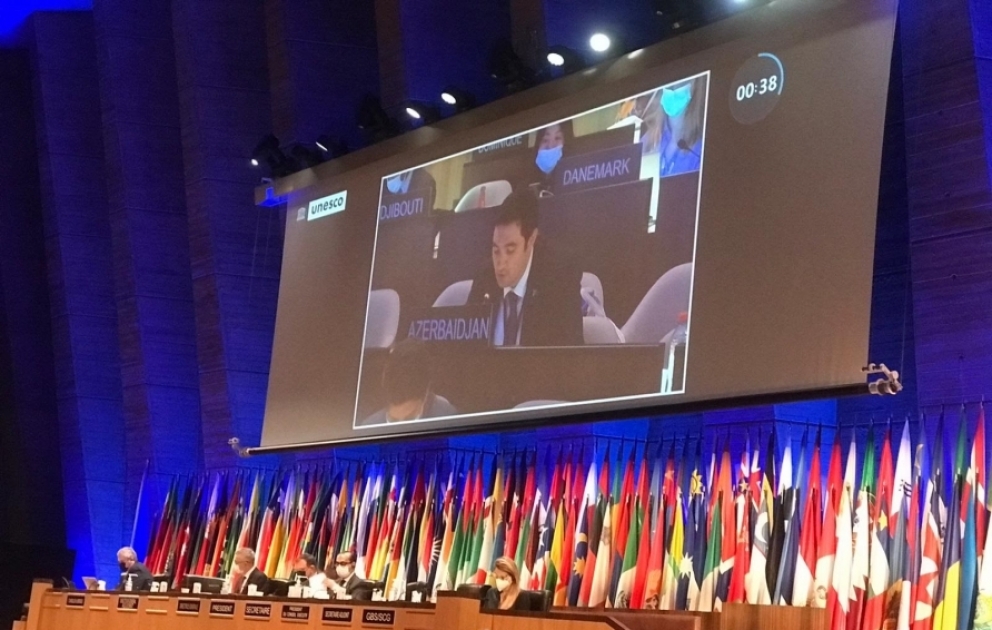 UNESCO Baş Konfransında azərbaycanlı diplomat Ermənistan xarici işlər nazirinin təxribat dolu çıxışına tutarlı cavab verib