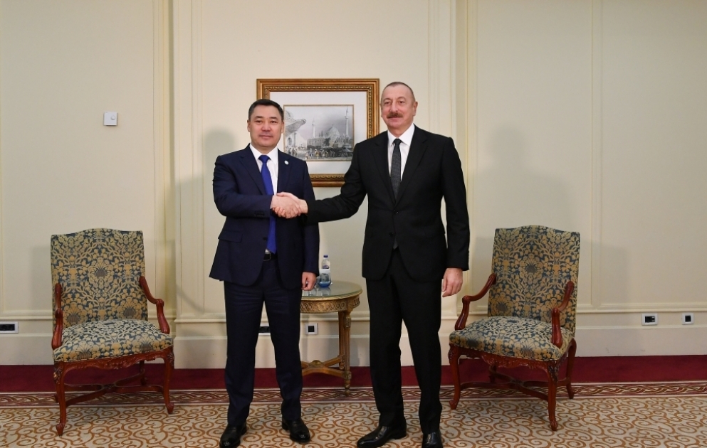 President Ilham Aliyev met with Kyrgyz President Sadyr Japarov in Istanbul