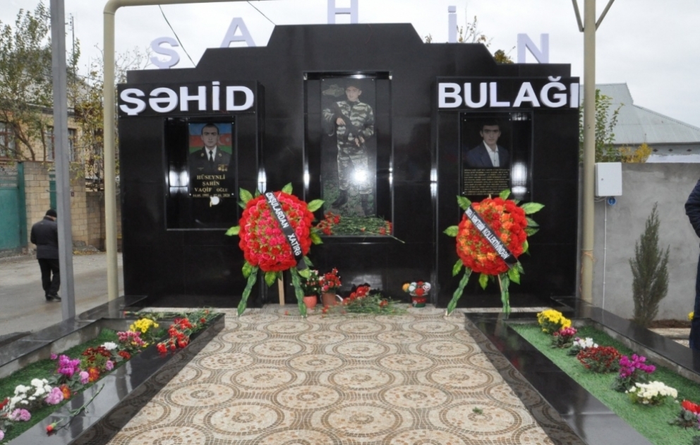 Vətən müharibəsi şəhidi Şahin Hüseynlinin anım günündə bulaq istifadəyə verilib