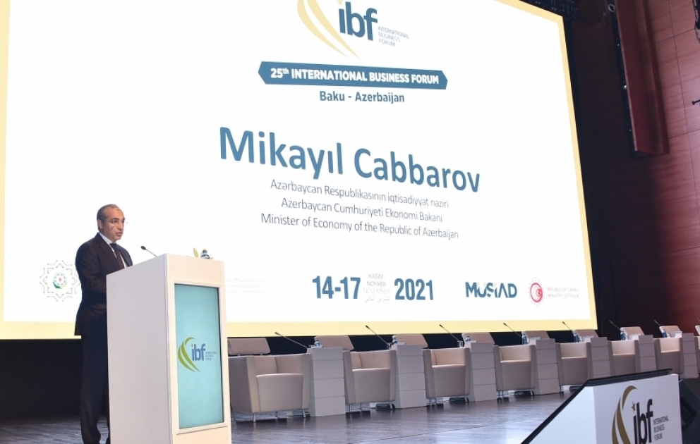 Bakıda 25-ci Beynəlxalq Biznes Forum keçirilir
